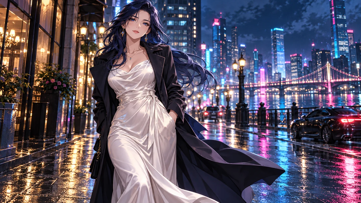 Neon after hours adult anime scene